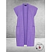 NO.1 BY OX Cardigan Mouwloos Paisley Purple